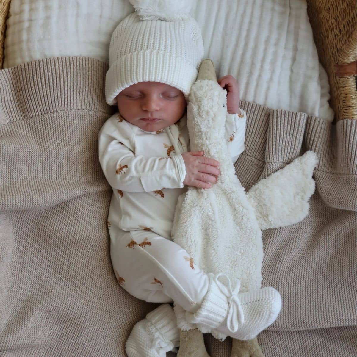 Blossom & Pear Cotton Growsuit - Honey Bee