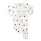 Blossom & Pear Cotton Growsuit - Honey Bee