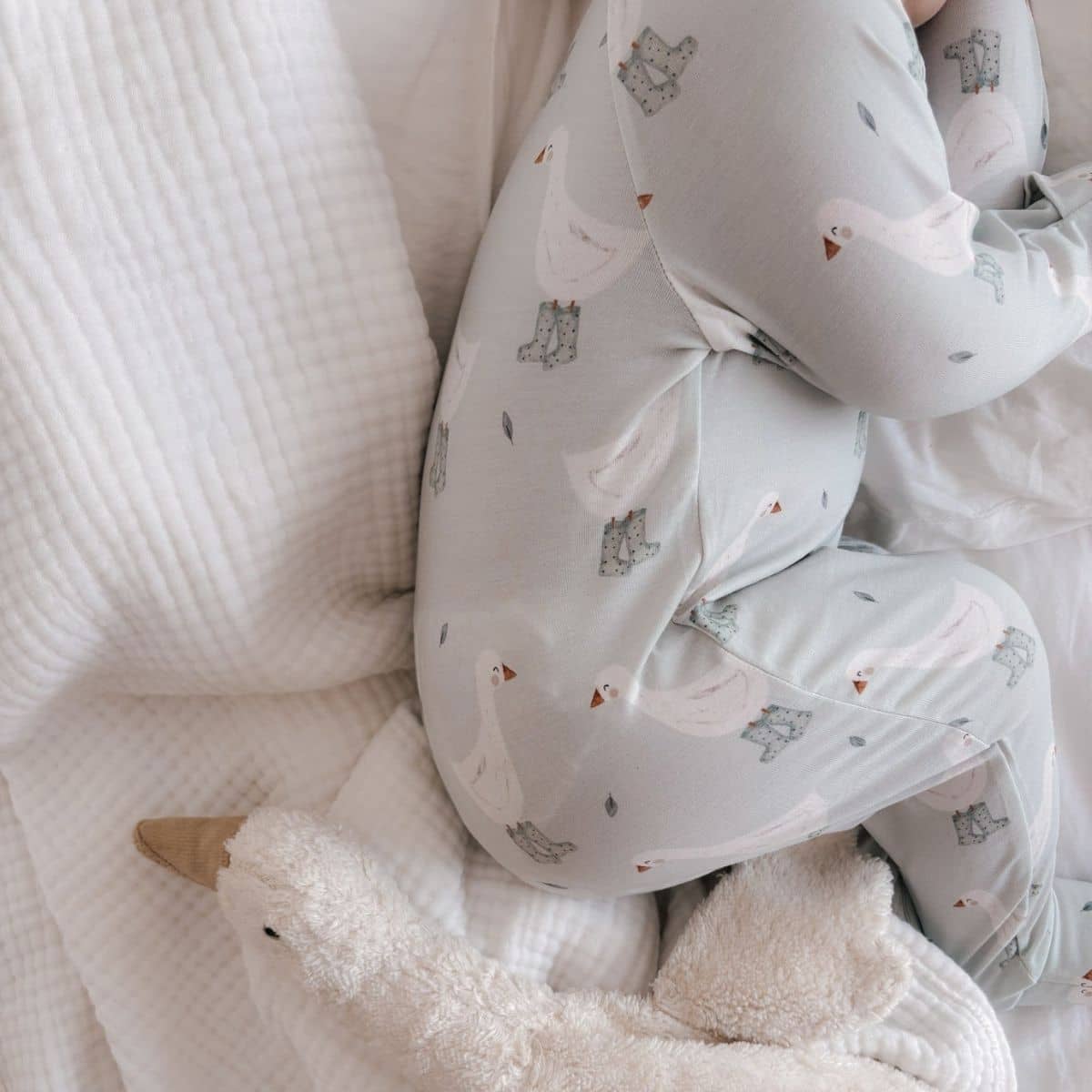Blossom & Pear Cotton Growsuit - Puddle Duck