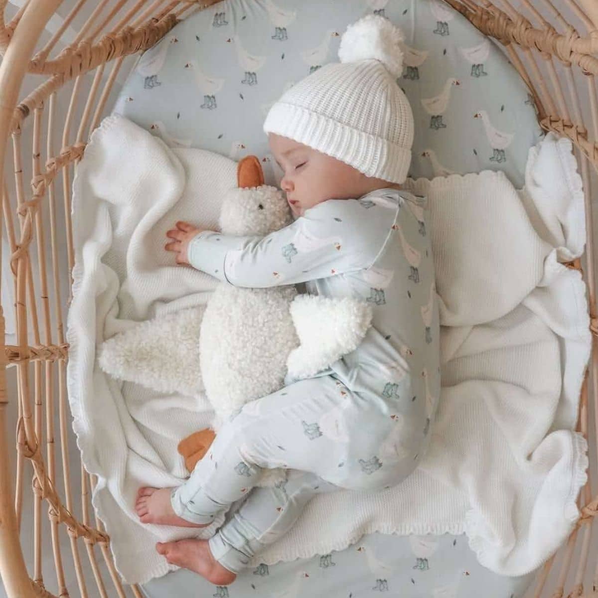 Blossom & Pear Cotton Growsuit - Puddle Duck