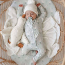 Blossom & Pear Cotton Growsuit - Puddle Duck