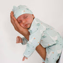 Blossom & Pear Cotton Growsuit - Puddle Duck