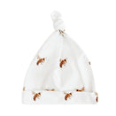 Blossom & Pear Knotted Cotton Beanie - Honey Bee