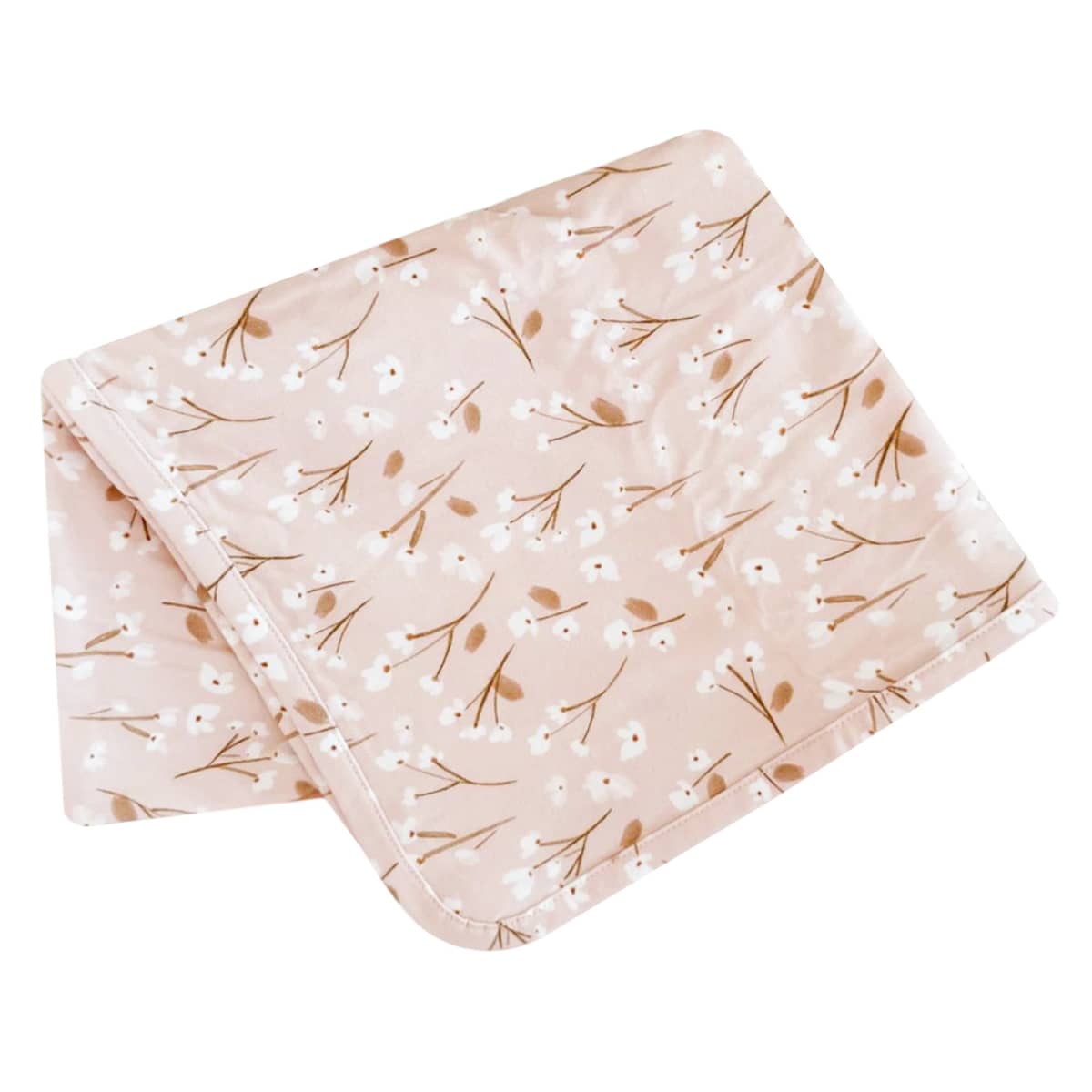 Blossom & Pear Cotton Swaddle - Blushing Blooms