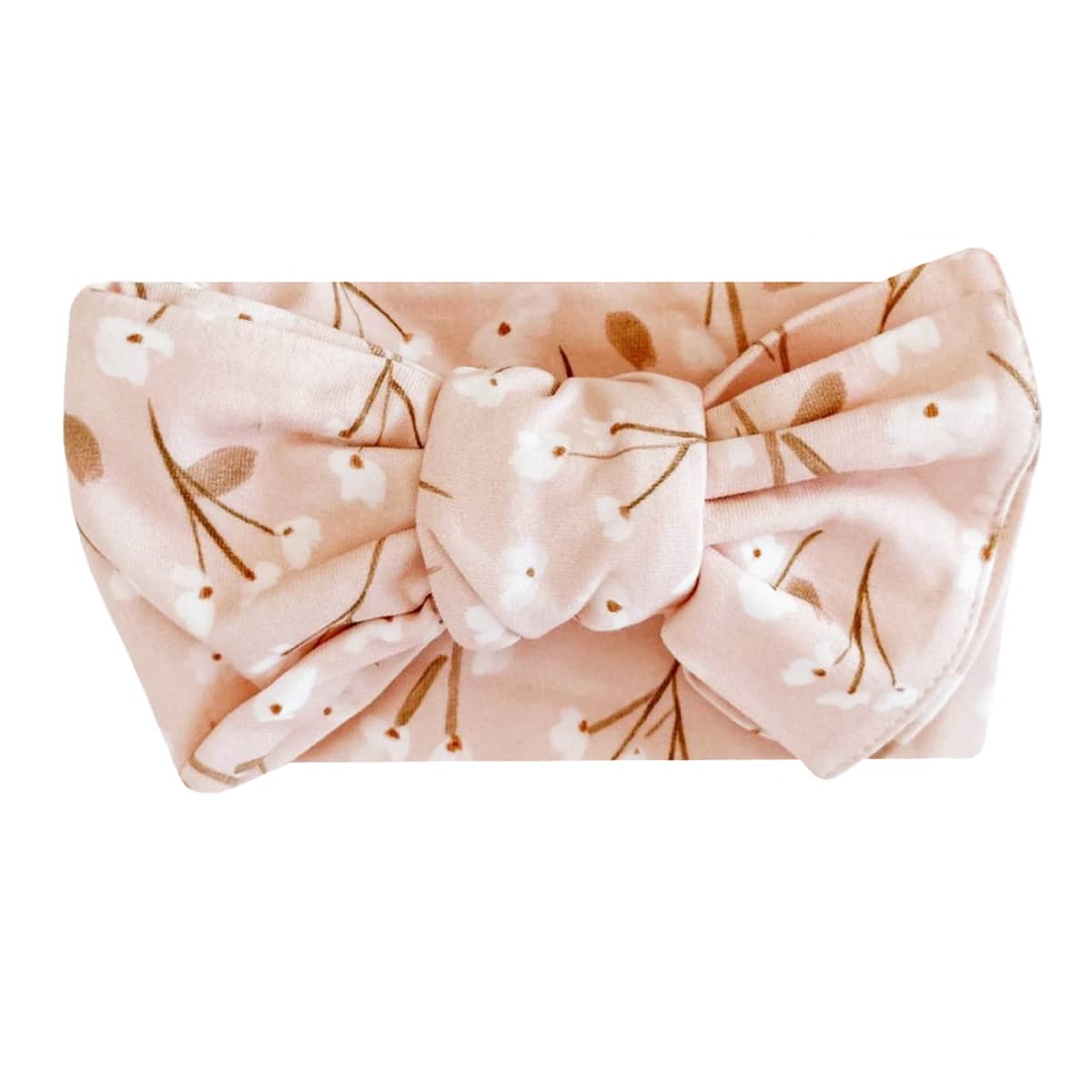 Blossom & Pear Cotton Topknot - Blushing Blooms