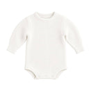 Blossom & Pear Long Sleeve Knit Romper - Milk