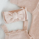Blossom & Pear Knit Topknot - Pink Lemonade