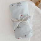 Blossom & Pear Cotton Swaddle - Puddle Duck