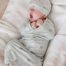 Blossom & Pear Cotton Swaddle - Puddle Duck