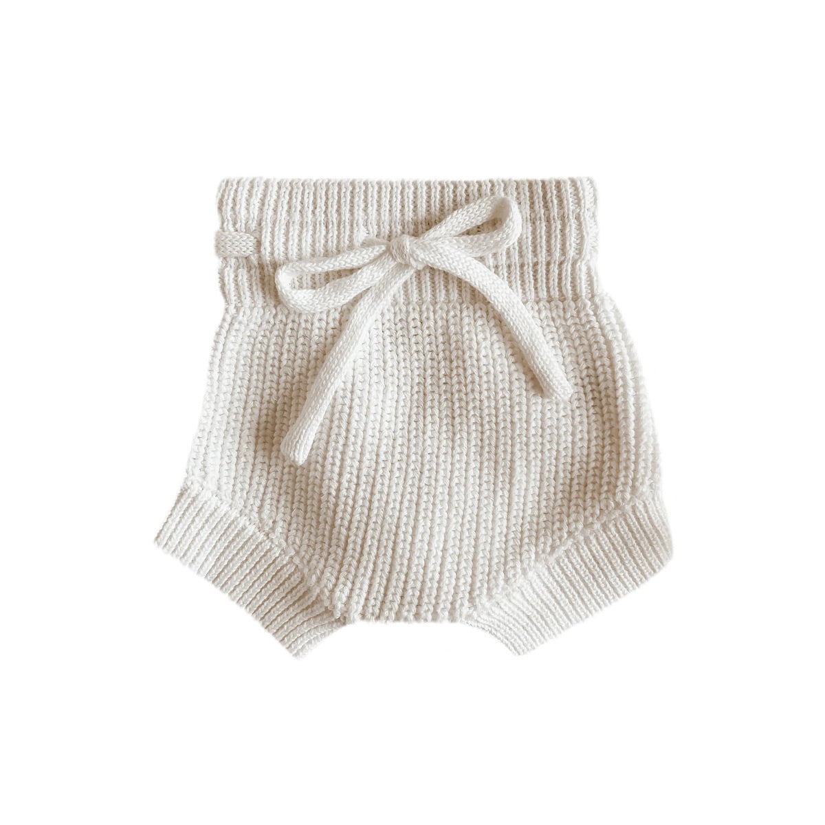 Blossom & Pear Mini Knit Shorties - Milk
