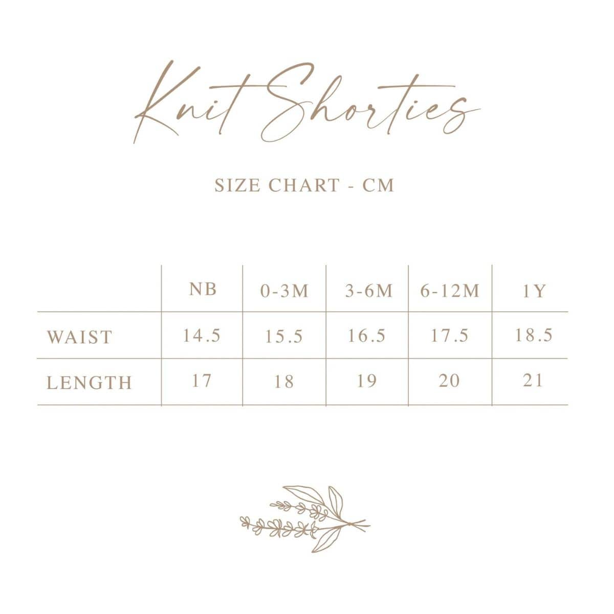 Blossom & Pear Mini Knit Shorties - Powder Blue