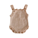Blossom & Pear Scallop Singlet Mini Knit Romper - Pink Lemonade