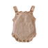 Blossom & Pear Scallop Singlet Mini Knit Romper - Pink Lemonade