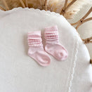 Blossom & Pear Scrunch Socks - Pink