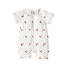 Blossom & Pear Short Sleeve Bamboo Growsuit - Honey Bee