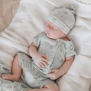 Blossom & Pear Short Sleeve Bamboo Growsuit - Puddle Duck