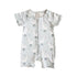 Blossom & Pear Short Sleeve Bamboo Growsuit - Puddle Duck