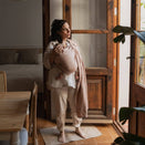 Boba Linen Ring Sling - Peony