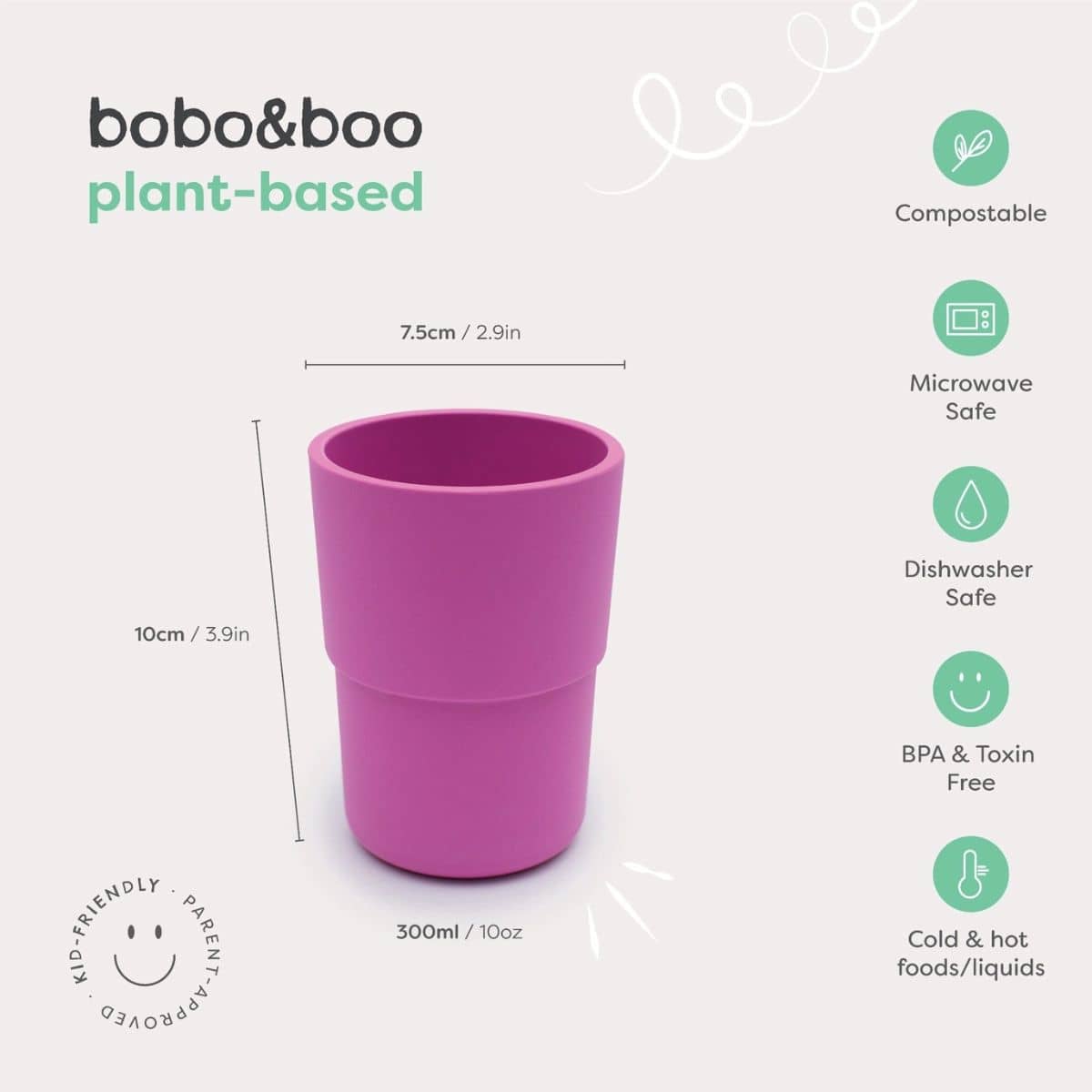Bobo & Boo Plant-Based Cup