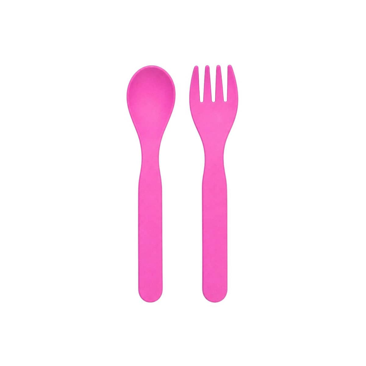 Bobo & Boo Plant-Based Cutlery Set - Pink