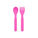 Bobo & Boo Plant-Based Cutlery Set - Pink