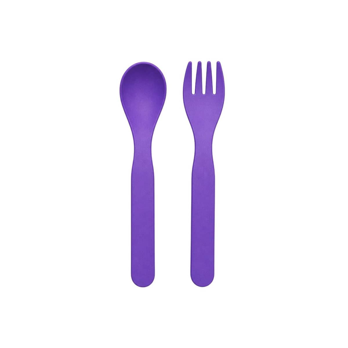 Bobo & Boo Plant-Based Cutlery Set - Purple