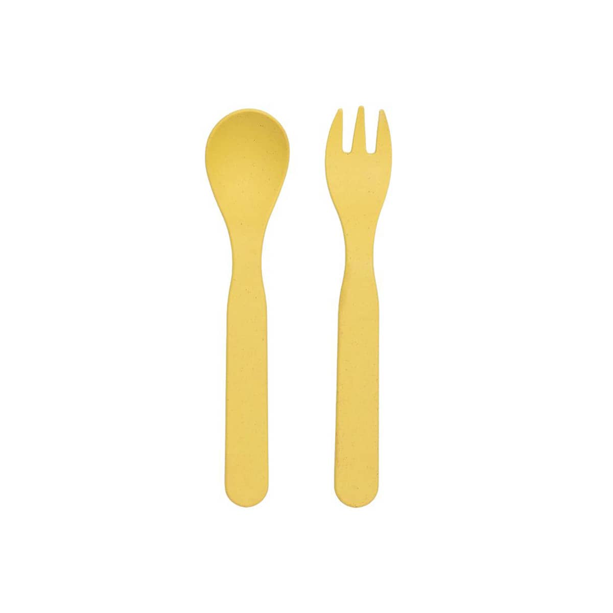 Bobo & Boo Plant-Based Cutlery Set - Yellow