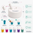 Bobo & Boo Universal Silicone Cup Lid - Sip and Straw