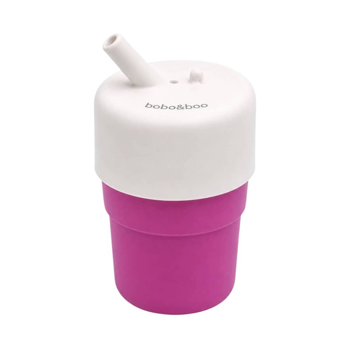Bobo & Boo Universal Silicone Cup Lid - Sip and Straw