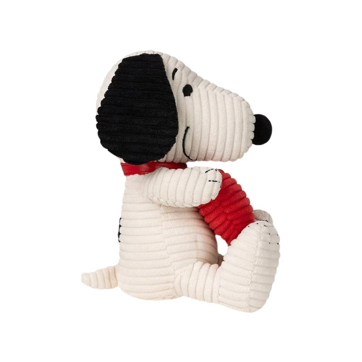 Bon Ton Toys Snoopy ECO Corduroy Cream with Heart Plush Toy
