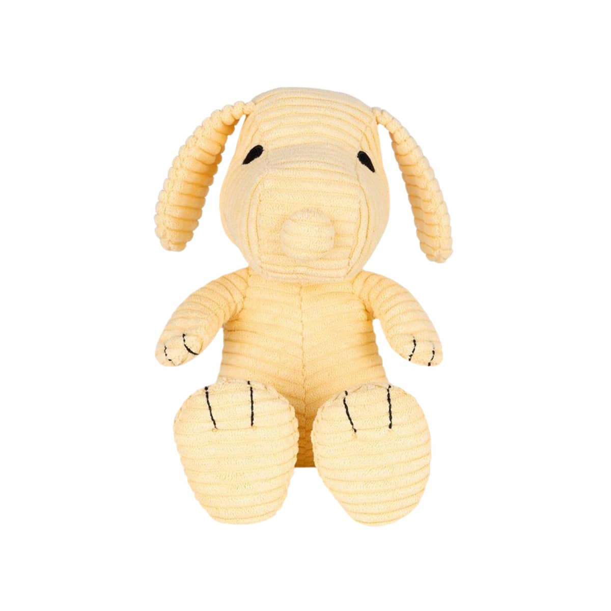Bon Ton Toys Snoopy ECO Corduroy Plush Toy - Buttercream