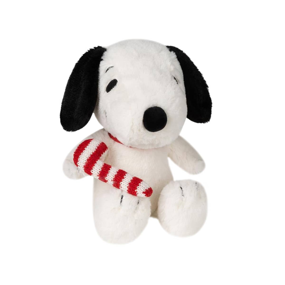 Bon Ton Toys Snoopy with Candy Cane Cream Plush Toy