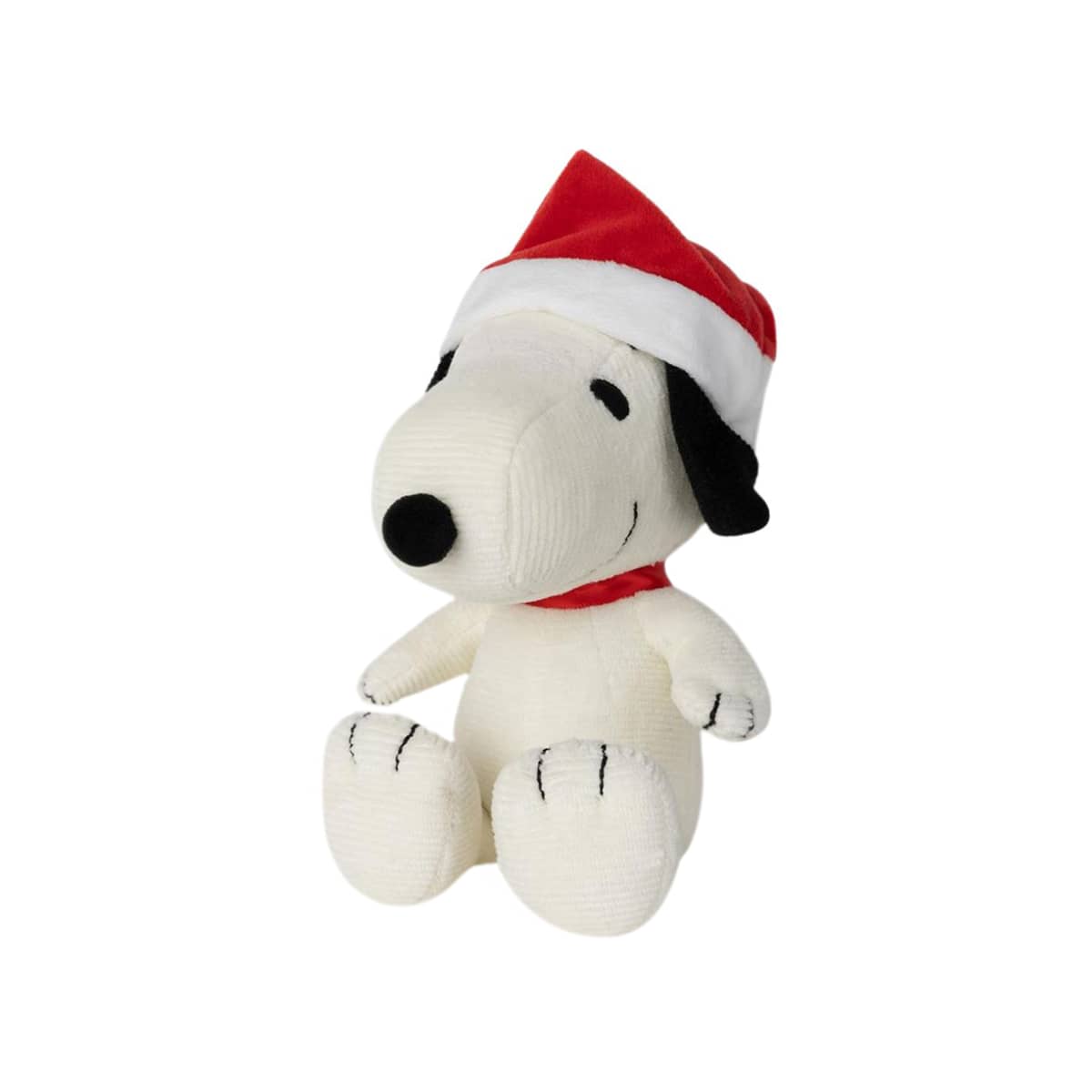 Bon Ton Toys Snoopy Sitting with Christmas Hat Plush Toy