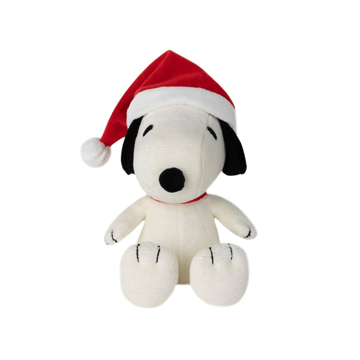 Bon Ton Toys Snoopy Sitting with Christmas Hat Plush Toy