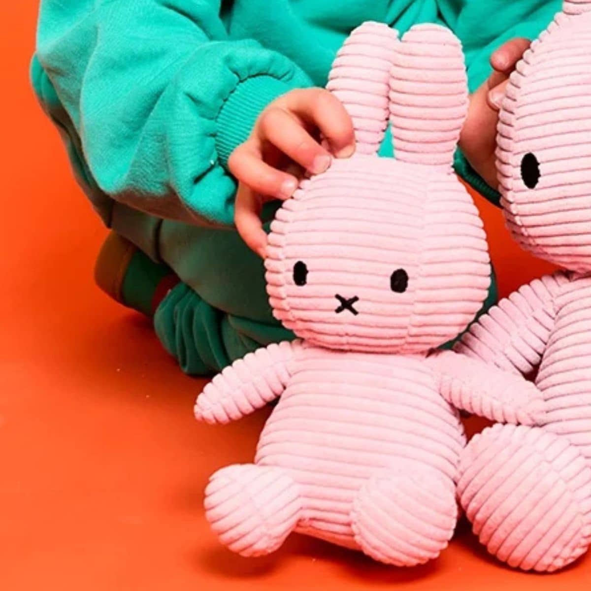 Bon Ton Toys Miffy Sitting Corduroy Plush Toy - Pink