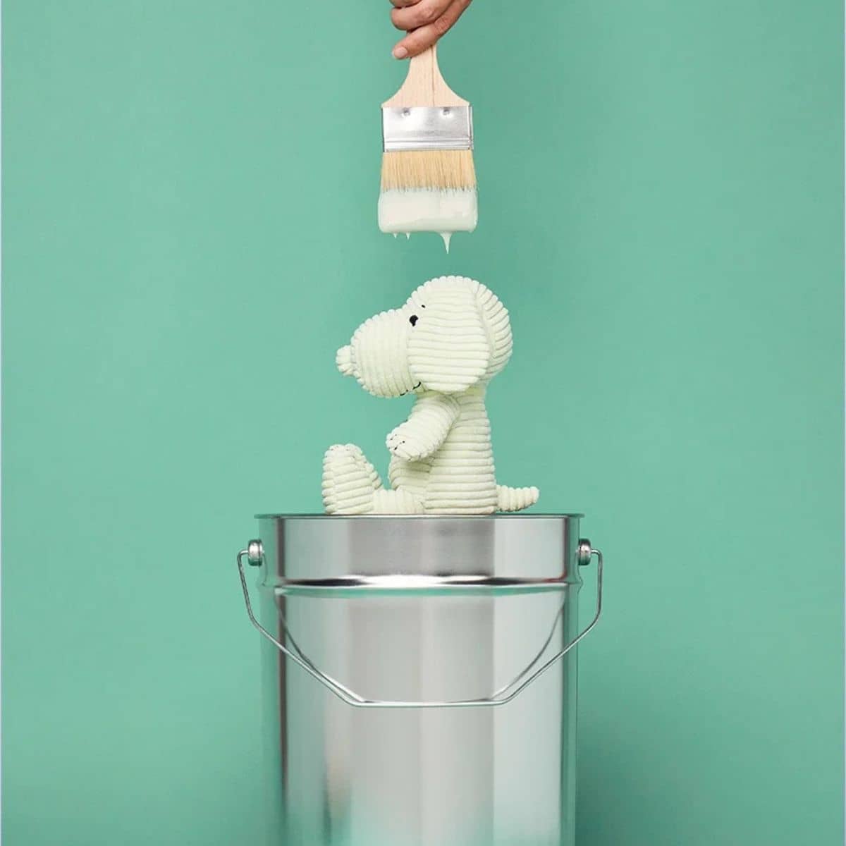 Bon Ton Toys Snoopy ECO Corduroy Plush Toy - Fresh Mint