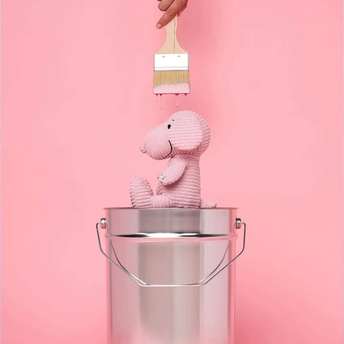 Bon Ton Toys Snoopy ECO Corduroy Plush Toy - Pink
