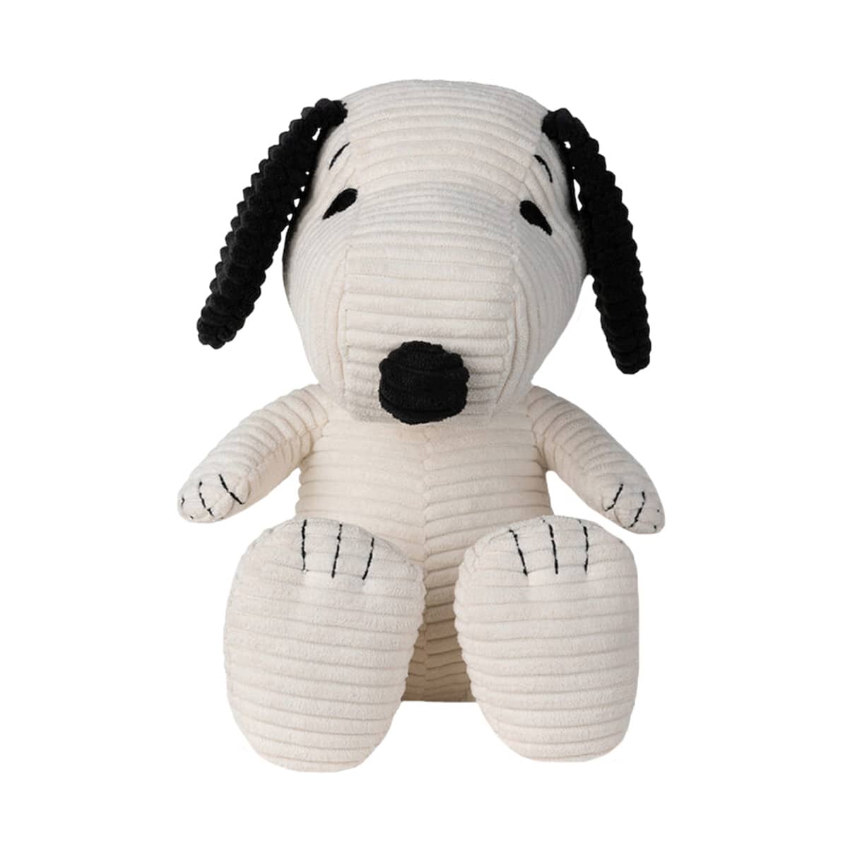 Bon Ton Toys Snoopy Sitting Corduroy Plush Toy in Gift Box