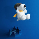 Bon Ton Toys Snoopy Sitting Flying Ace Plush Toy