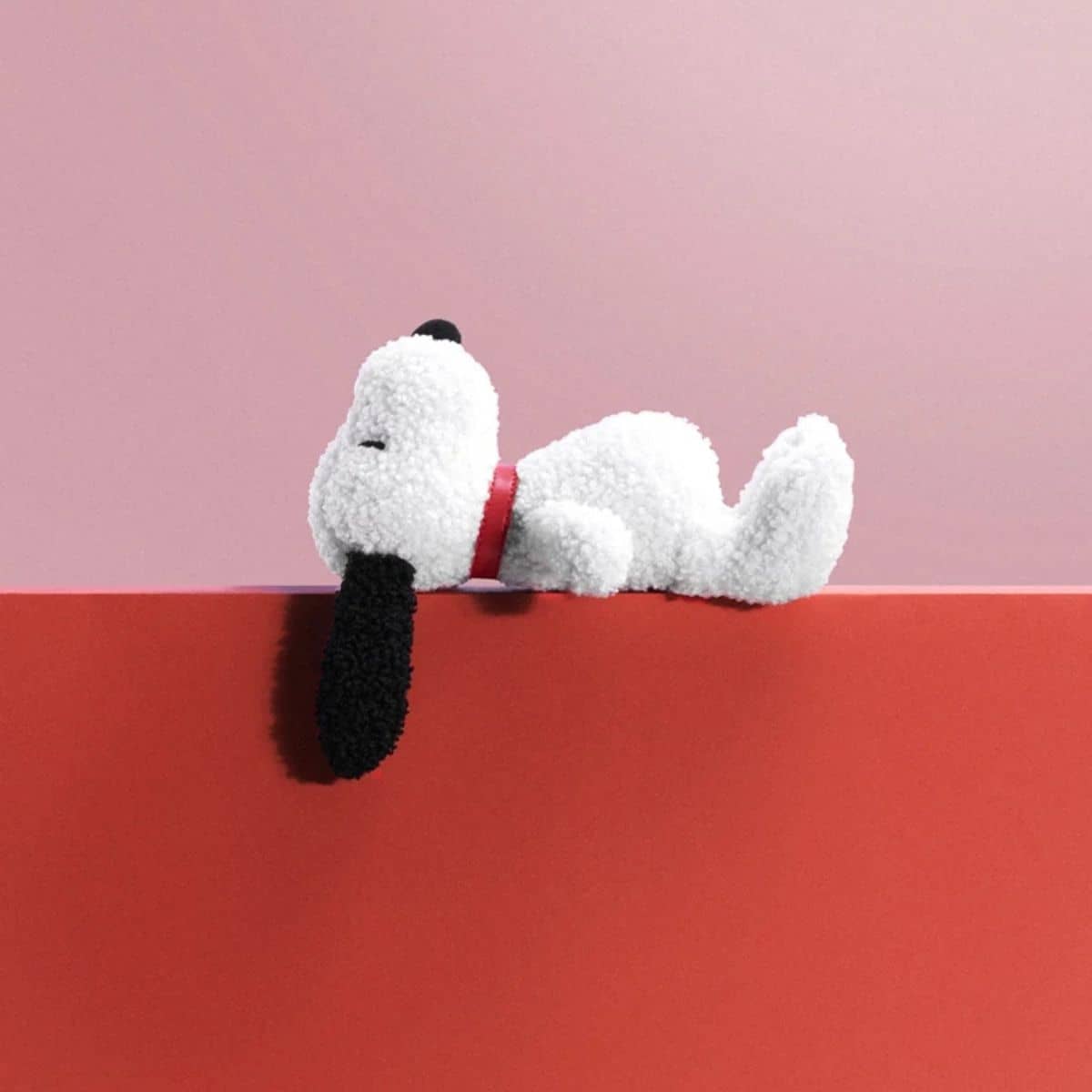 Bon Ton Toys Snoopy Tiny Teddy Crean Plush Toy in Gift Box