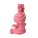 Bon Bon Toys Miffy Sitting Corduroy Plush Toy - Bubblegum Pink