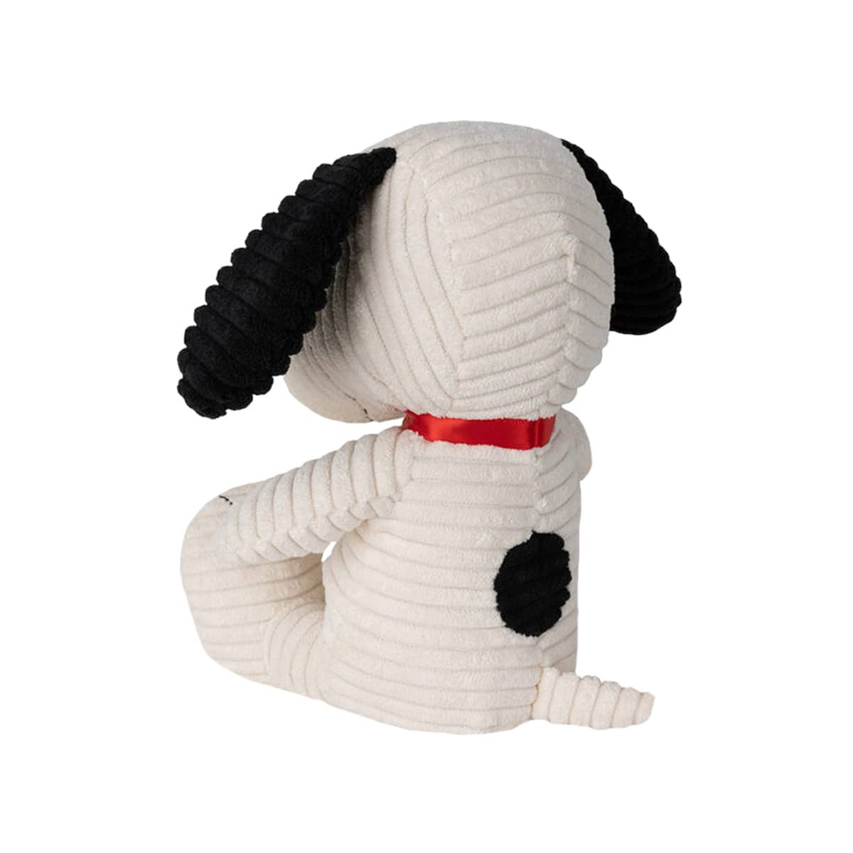 Bon Bon Toys Snoopy Sitting Corduroy Plush Toy - Cream