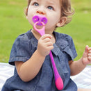 Boon Hitch Pacifier Tether - Magenta/Pink