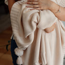 Bowy Made Cotton Knit Blanket - Oak