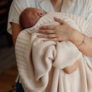 Bowy Made Cotton Knit Blanket - Oak