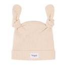 Bowy Made Double Knot Beanie - Cream