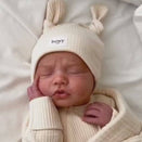 Bowy Made Double Knot Beanie - Cream