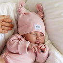Bowy Made Double Knot Beanie - Dusty Pink