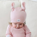 Bowy Made Double Knot Beanie - Dusty Pink