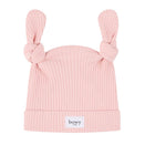 Bowy Made Double Knot Beanie Dusty Pink